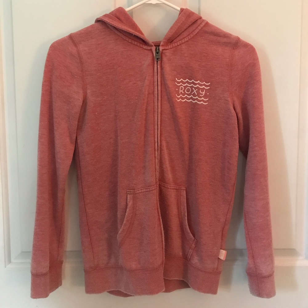Girls Roxy Zip Up Hoodie